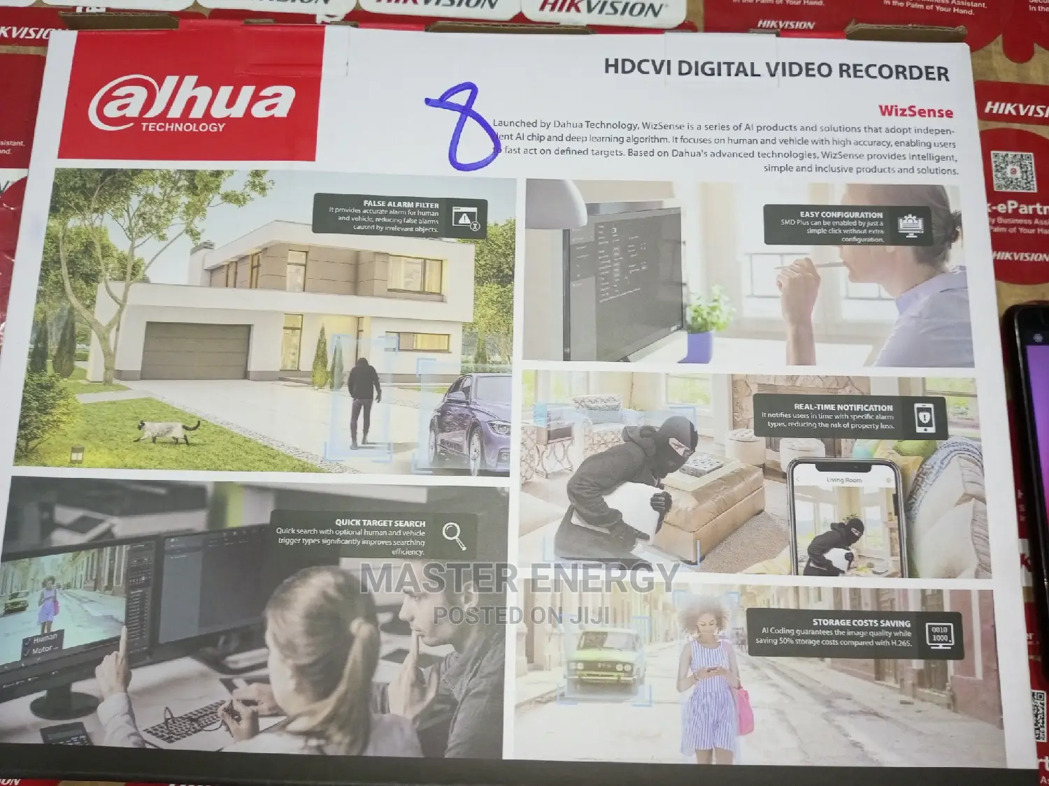 8 Channel DVR Dahua 2mp