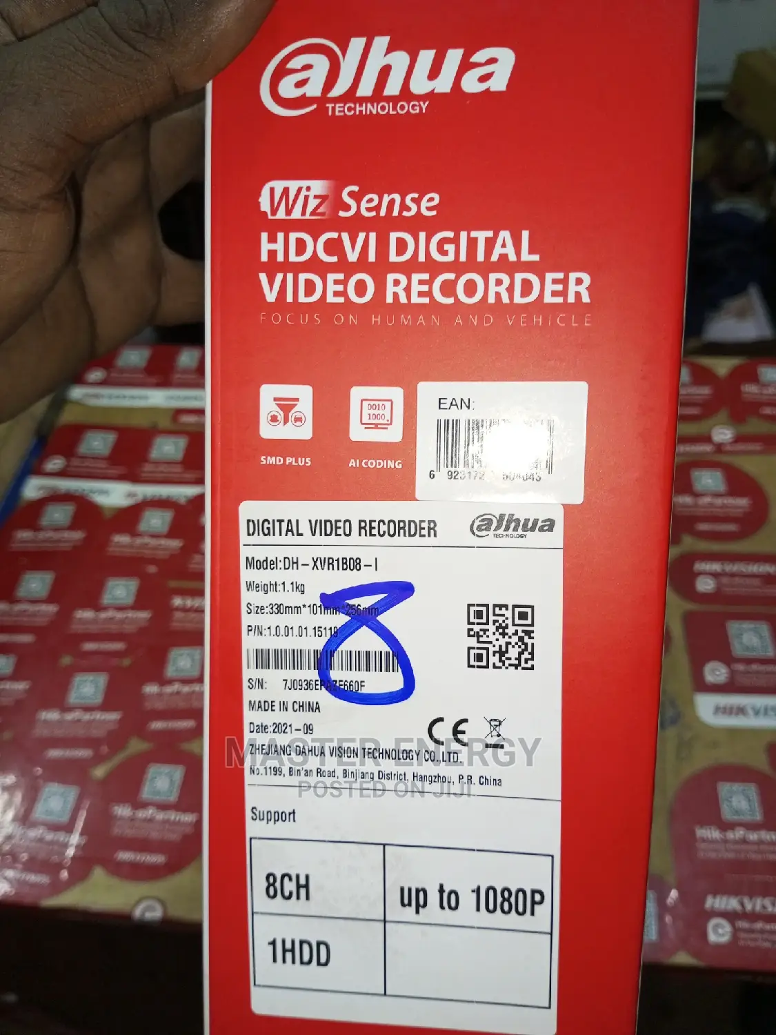 8 Channel DVR Dahua 2mp