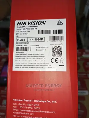 4 Channel DVR Hikvision 2mp
