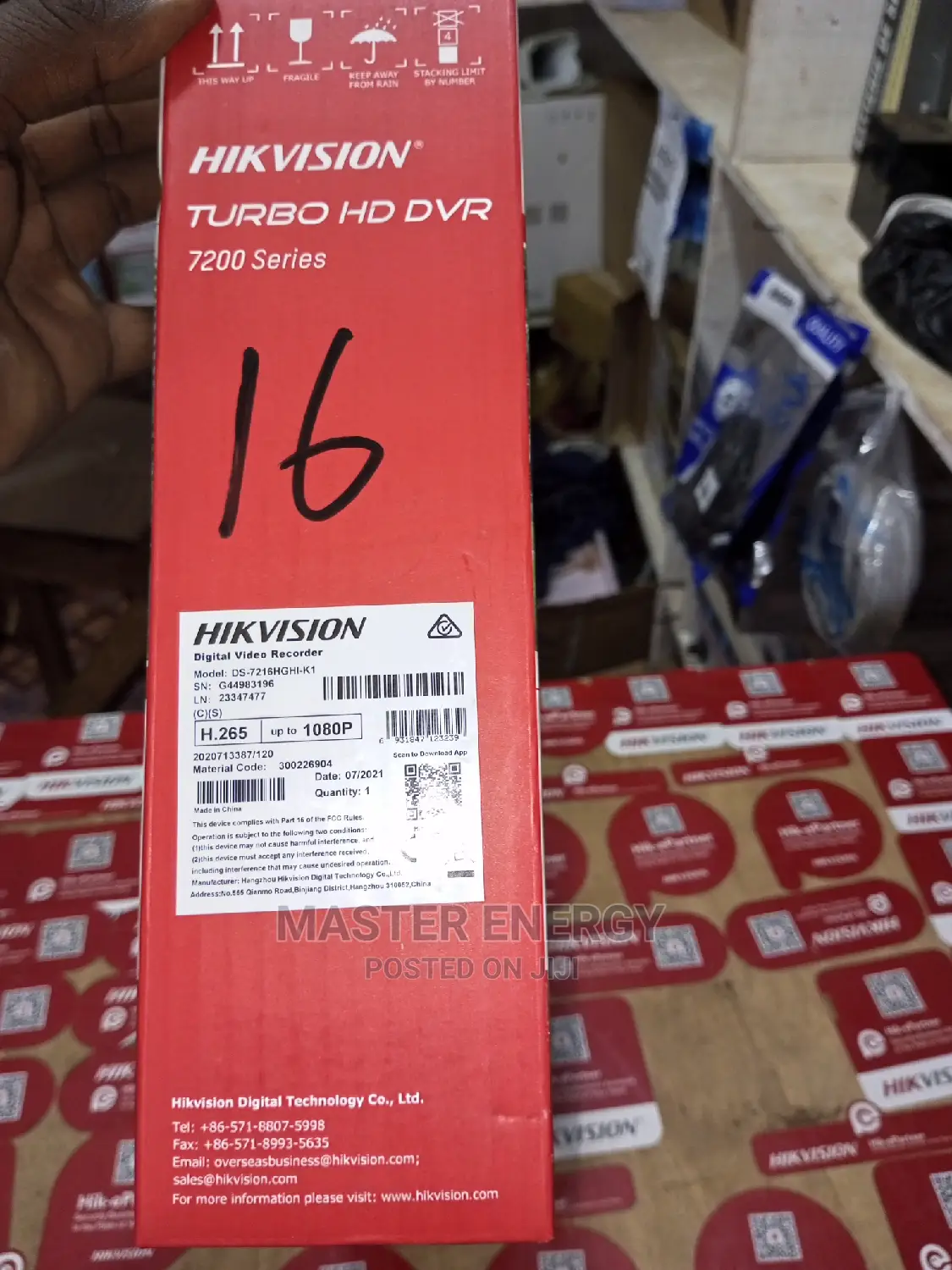 16 Channel DVR Hikvision 2mp