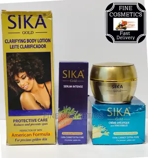 Sika Gold Skin Unifying Set Of Lotion, Serum + Spots Remover