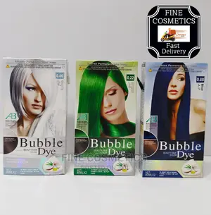 Jeseca Bubble Beauty Professional Hair Color Dye White Gray