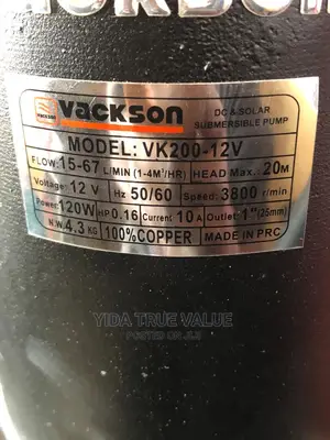 Solar Water Pump Vackson