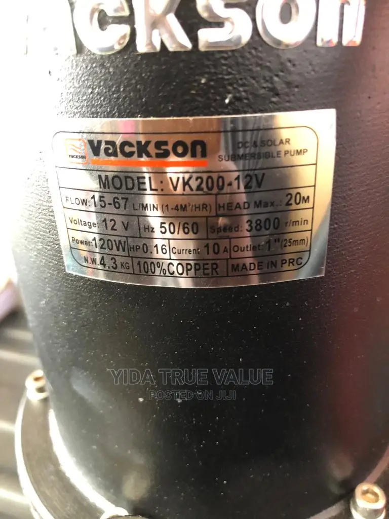 Solar Water Pump Vackson