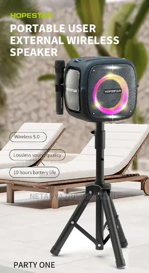 Hopestar Wireless Speaker With 2 Microphones