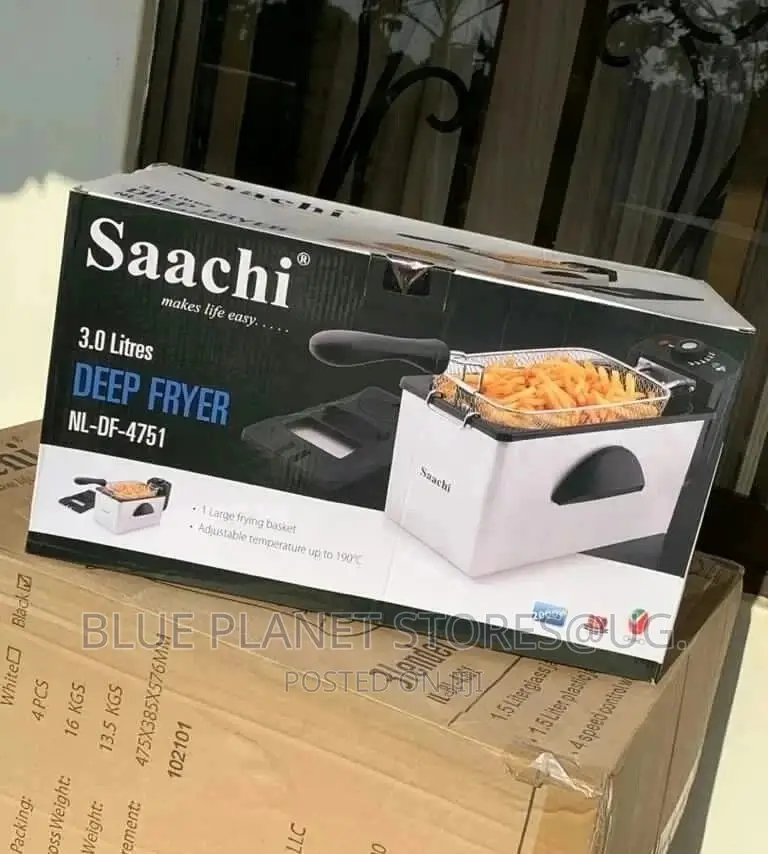 Saachi 3.0litres Single Deep Fryer || 2000w || NL-DF-4751-ST