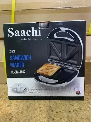 Saachi "2 Pcs" Sandwich Makers || 640-760w || NL_SM_4662_WH