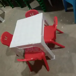 Plastic Kids Set of Table and Chairs