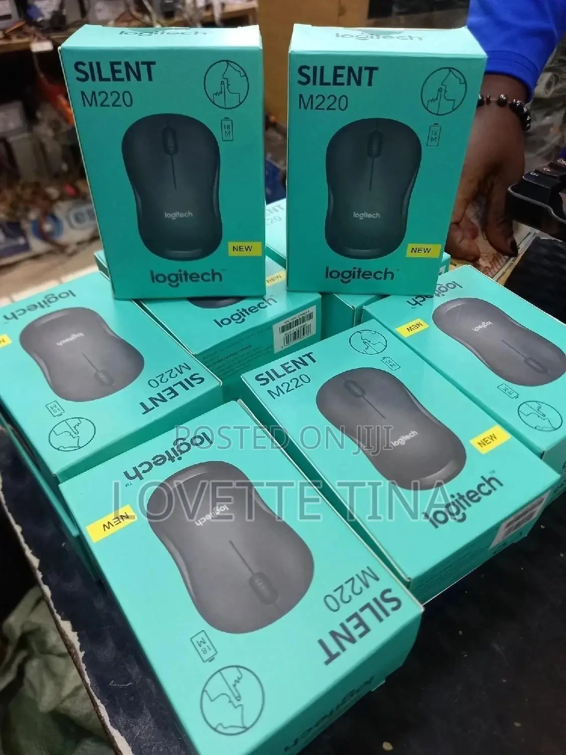 Logitech Silent Click Wireless Mouse 220