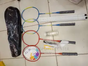 Sets of Badminton Rackets Four Player Original Material