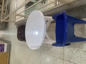 Round Plastic Table and 2 Chairs