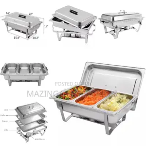 Tripple Chember Chafing Dish/Food Warmer