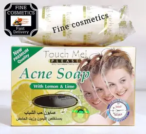 Touch Me Please Acne Soap Skin Whitening With Lemon Extract.