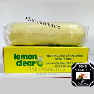 LEMON CLEAR EXFOLIATING SOAP For Dark Spots And Pimples
