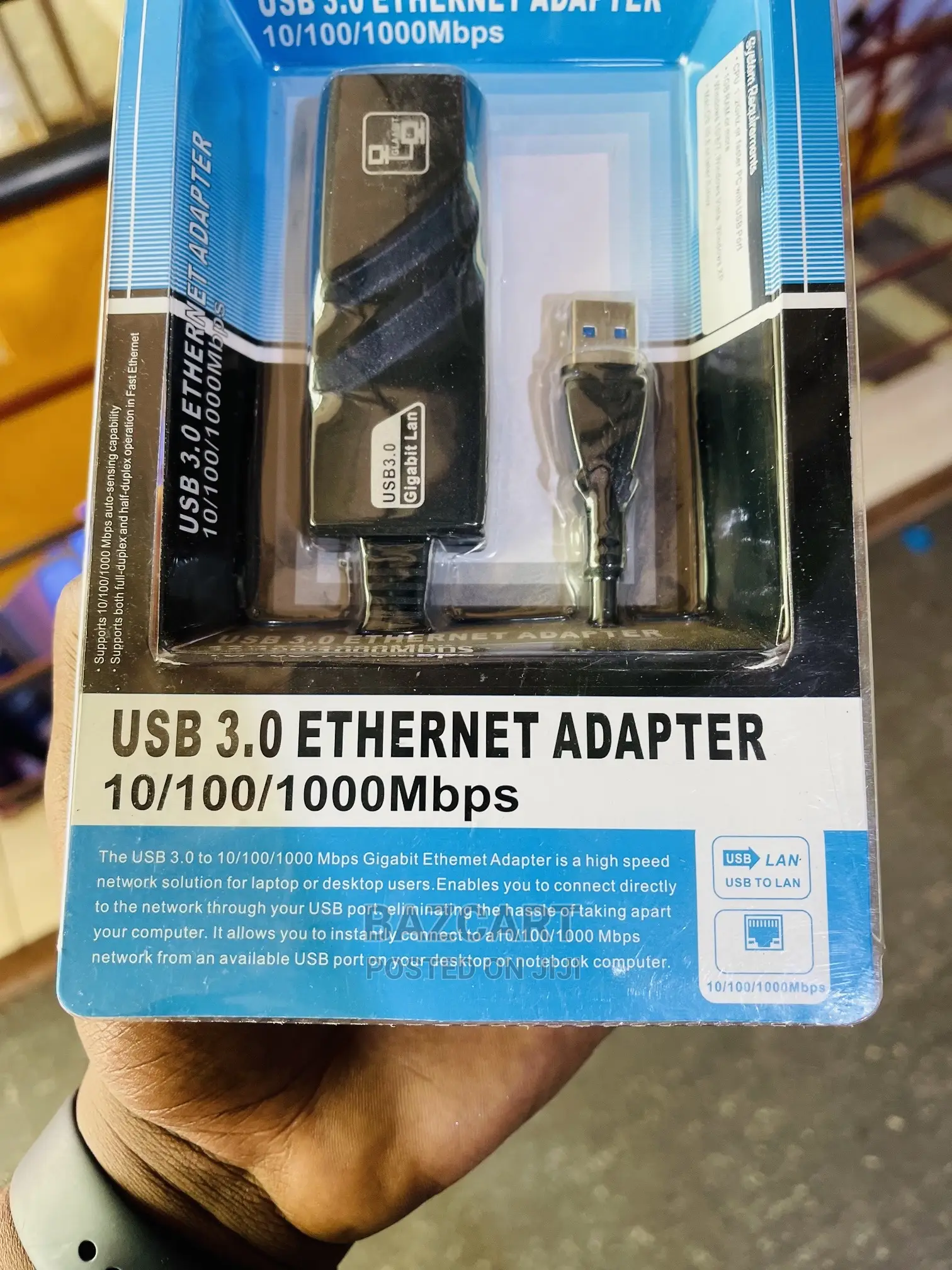 USB 3.0 Ethernet Adapter 10/100/1000mbps