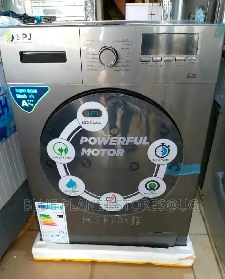 SPJ 7kg Full Auto Washing Machine | Front Loader | FLGR-7FAM