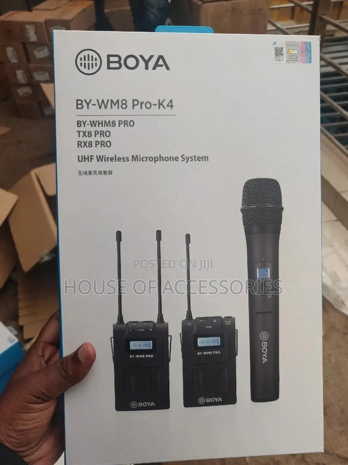 Boya Wm8 PRO K4 Uhf Wireless Microphone