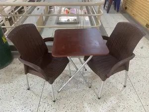 Set of Foldable Table and 2 Chairs