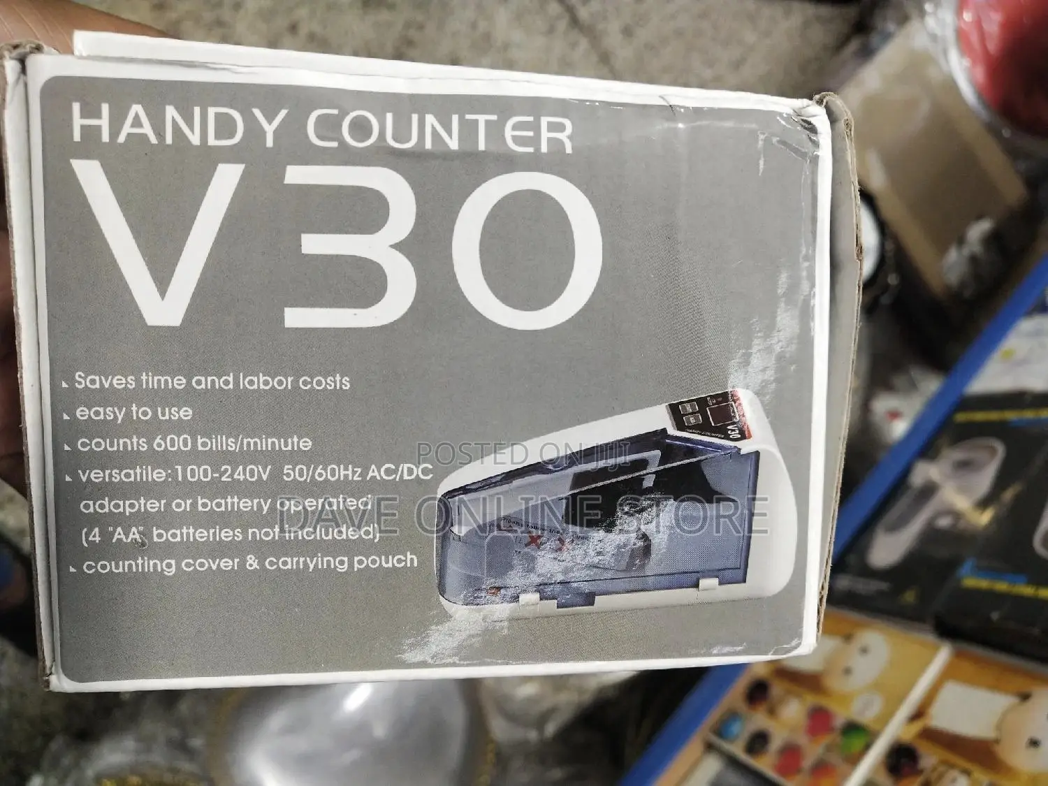 Portable Handy Bill Counter.