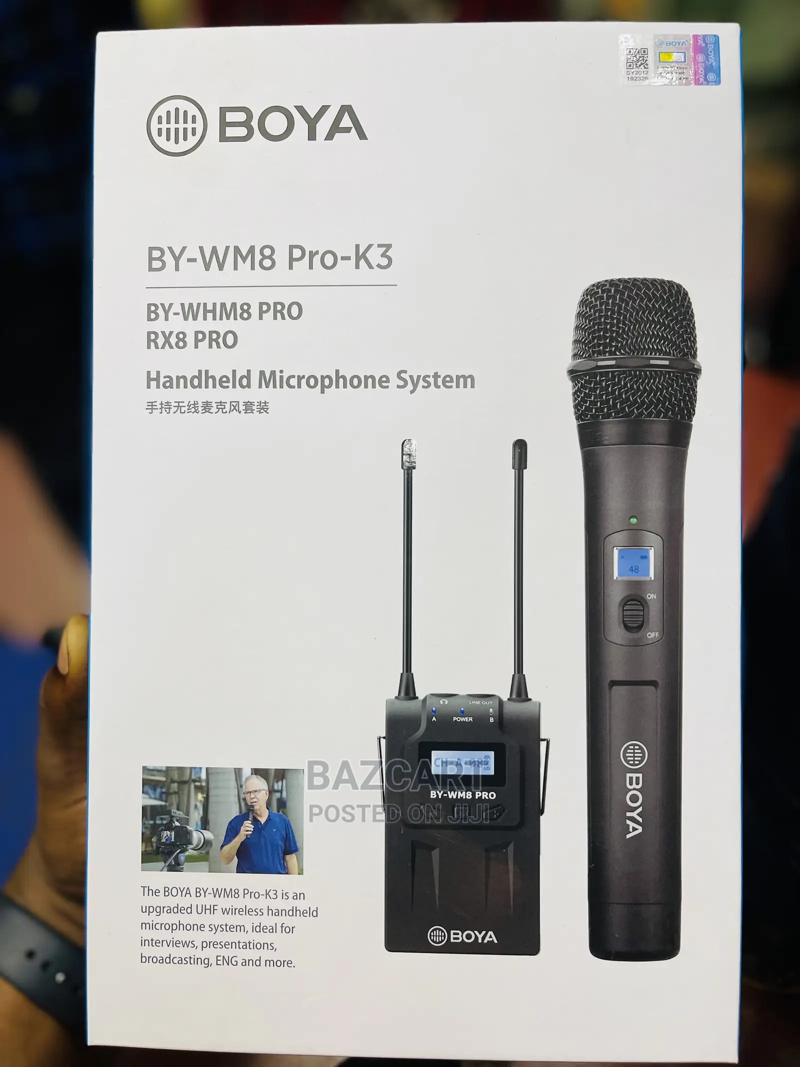 BOYA BY-WM8 PRO-K3 Wireless Handheld Microphone