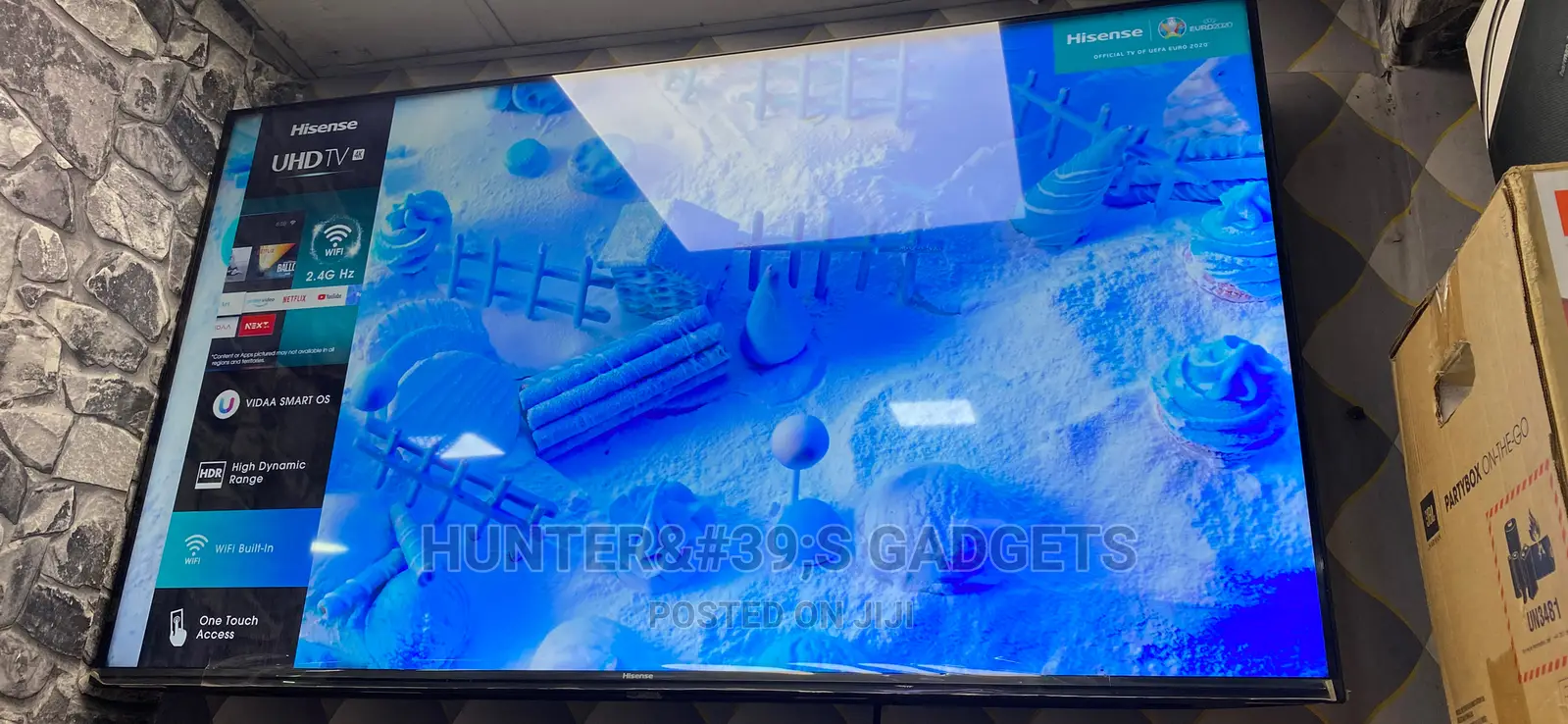 Hisense 50inch Uhd Smart Frameless Built in Bluetooth