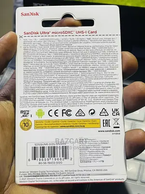 Sandisk 512gb Memory Card Microsdxc" Uhs-I Card