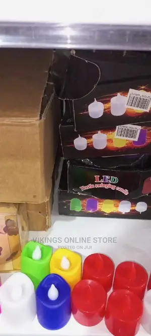 24 Pcs Led Plastic Swing Candles