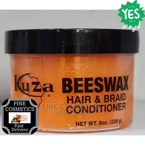 Original Kuza Beeswax Hair & Braid Conditioner 8 Oz