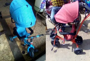 2in1 Kids Tricycle and Bicycle With Pushing Trolley