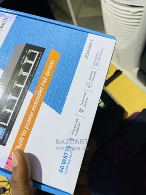 D-Link 6-Port 10/100 Long Range Poe+ Surveillance Switch 60w