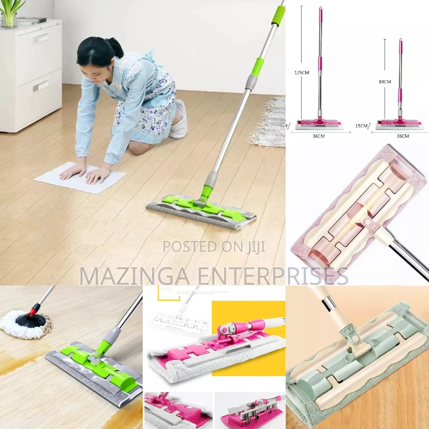 Hands Free Magic Squeeze Mop With Removable Mop Towel
