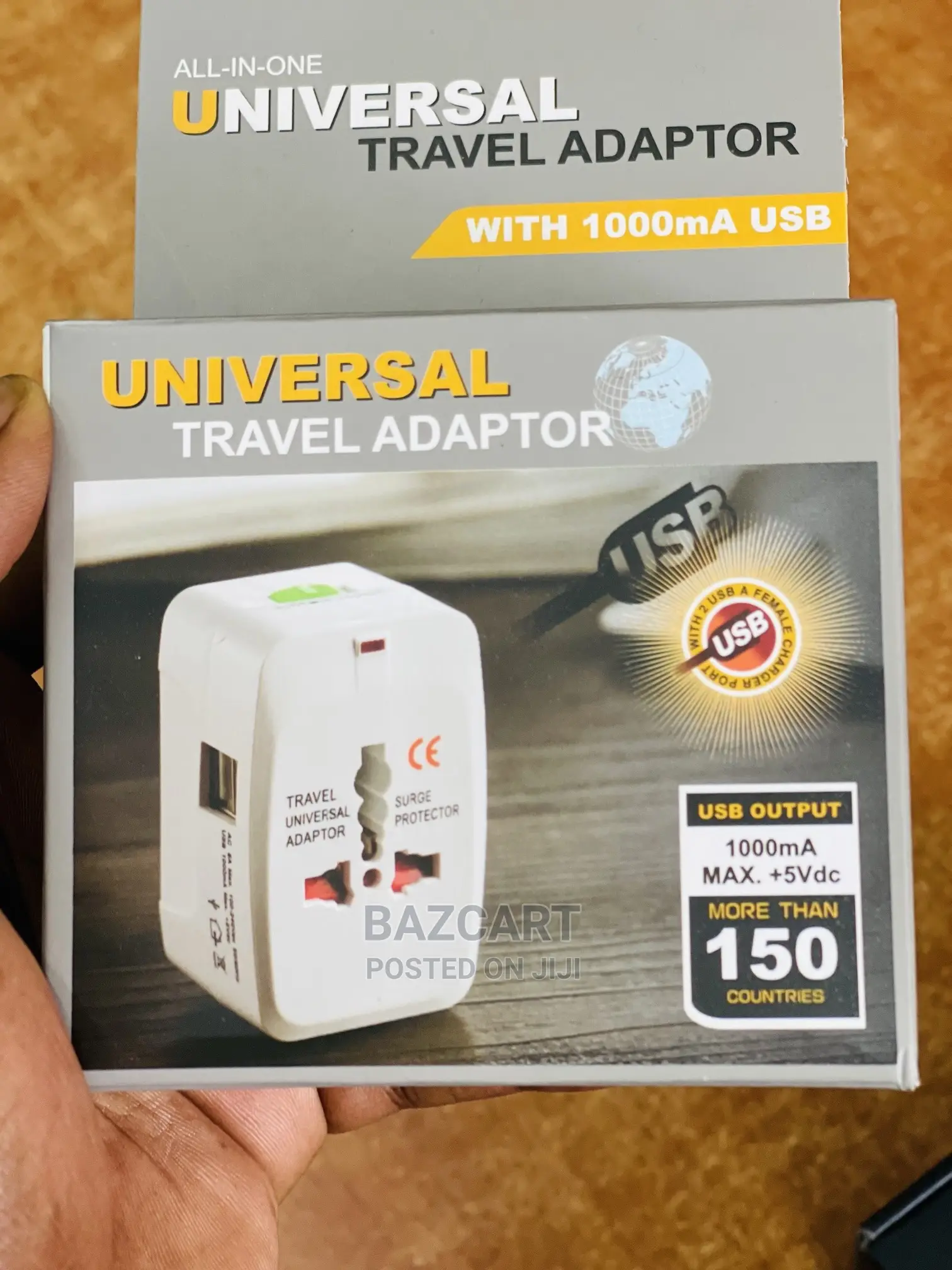 Universal Travel Socket Adapter With Usb Charging Port