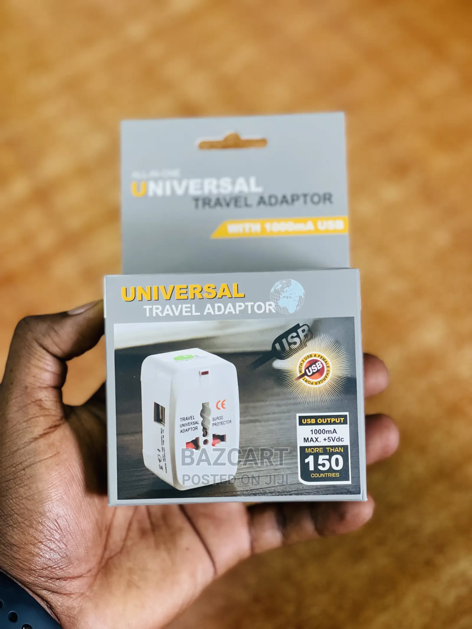 Universal Travel Socket Adapter With Usb Charging Port