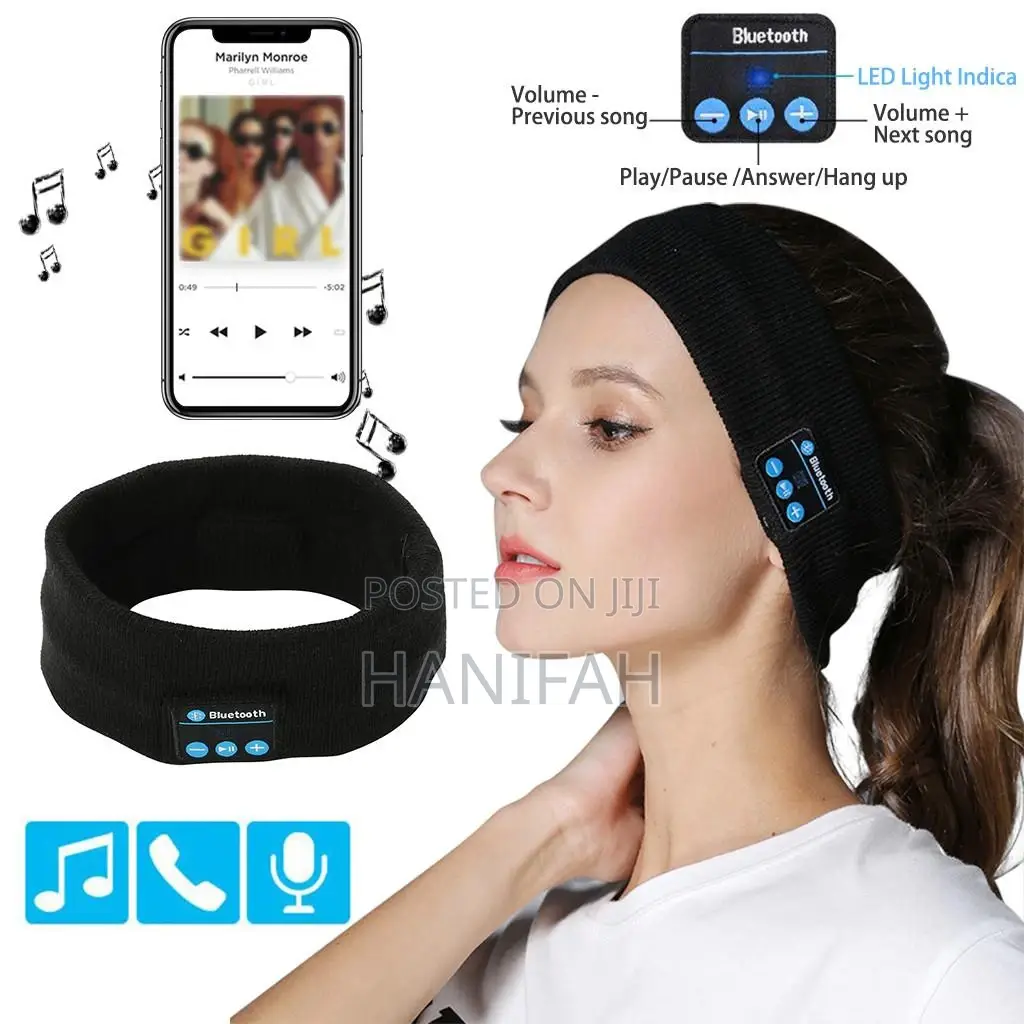 Wireless Bluetooth Headband.