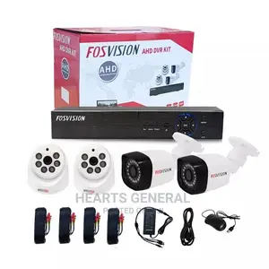 Full CCTV Camera 4 Channel Kit For Home And Office.