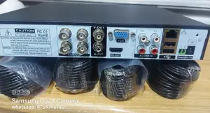 Full CCTV Camera 4 Channel Kit For Home And Office.