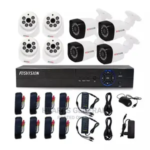 Full CCTV Camera 8 Channel Kit for Home and Office.