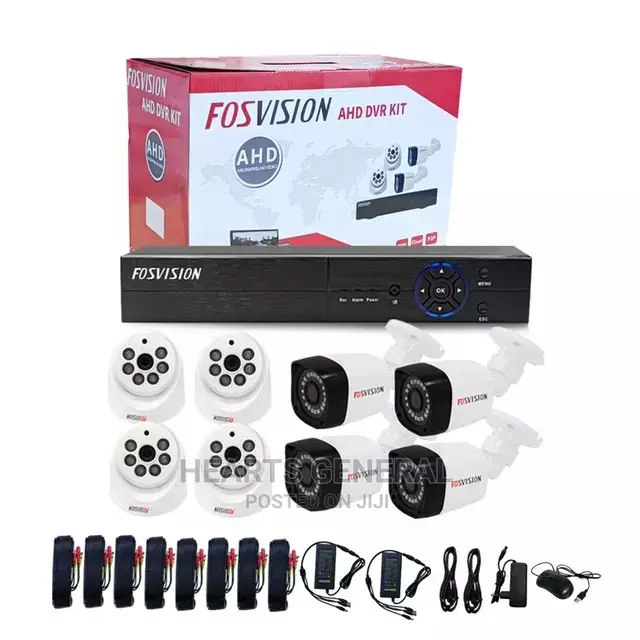 Full CCTV Camera 8 Channel Kit for Home and Office.