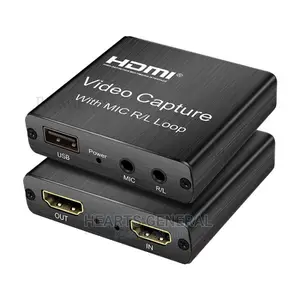 Original USB 3.0 Video Capture Card With Mic R/L Loop