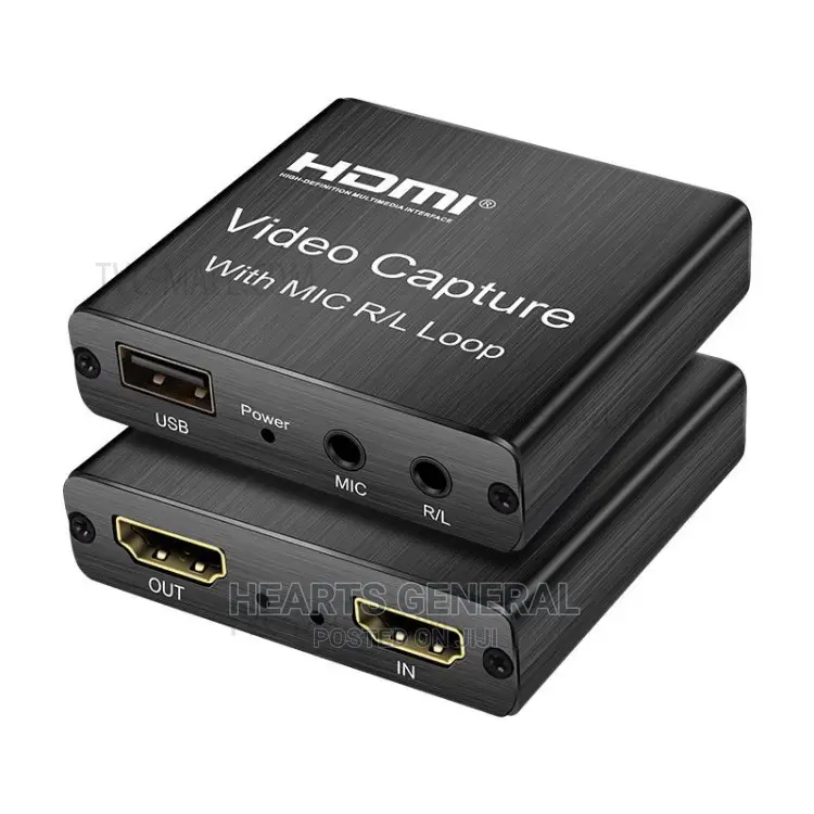 Original USB 3.0 Video Capture Card With Mic R/L Loop