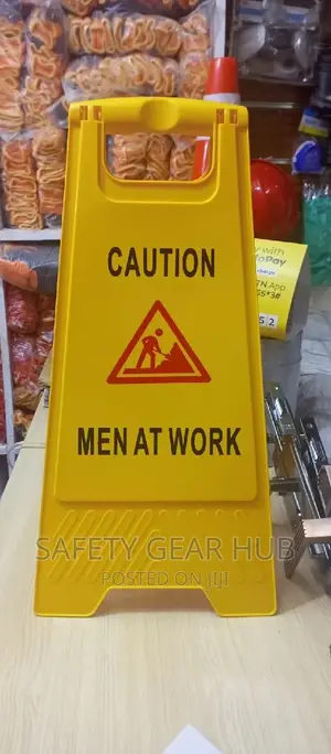 Men at Work Signage
