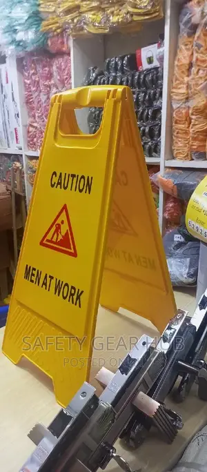 Men at Work Signage
