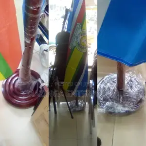 Free Standing Office Flag With Its Pole