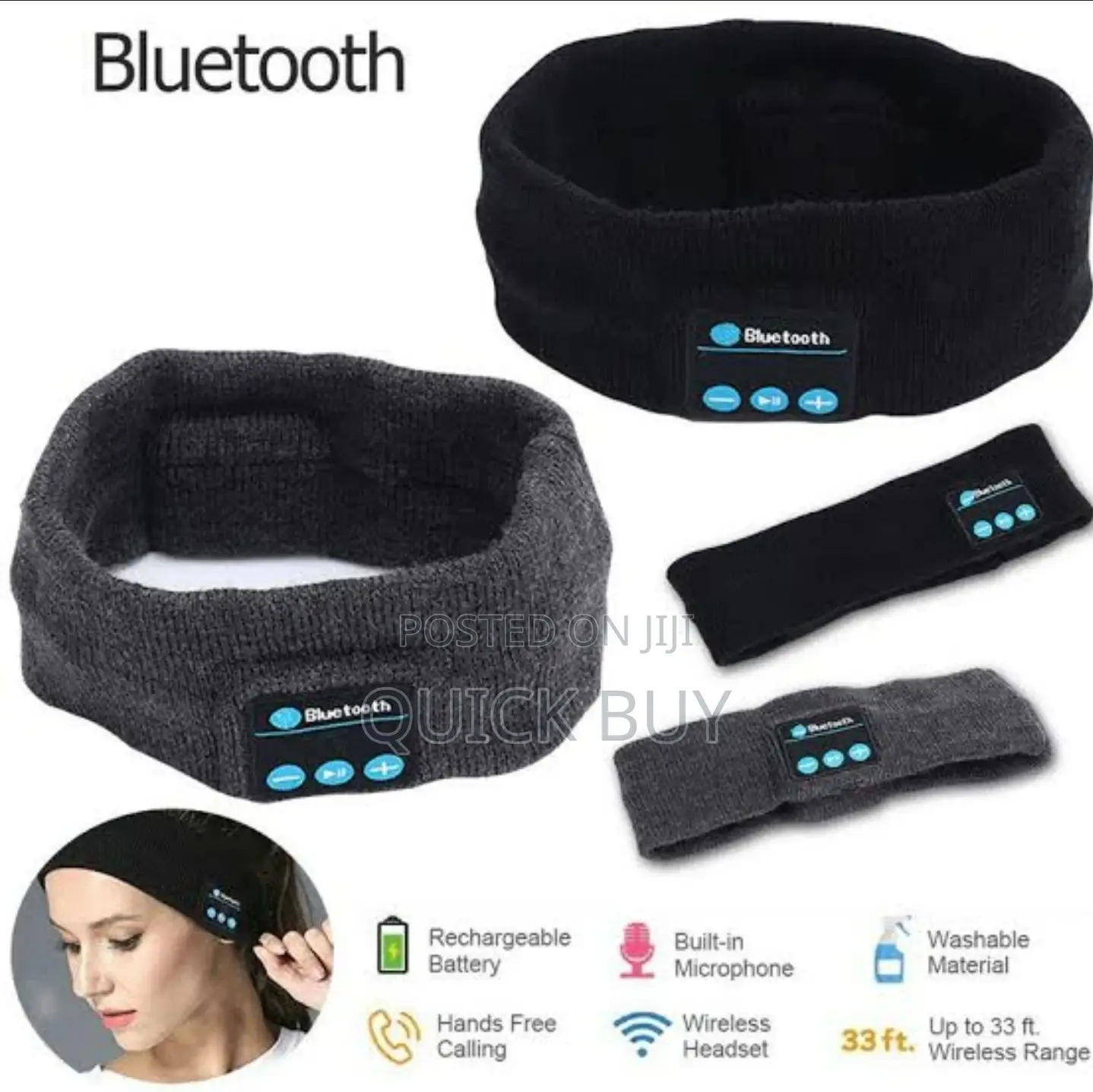 Wireless Bluetooth Headband