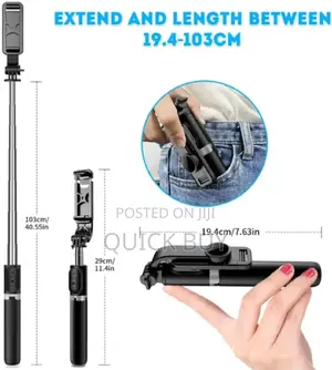 Multifunction Wireless Selfie Stick