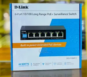 D-Link 6port Poe Switch Dlink 4ports Poe+Surveillence