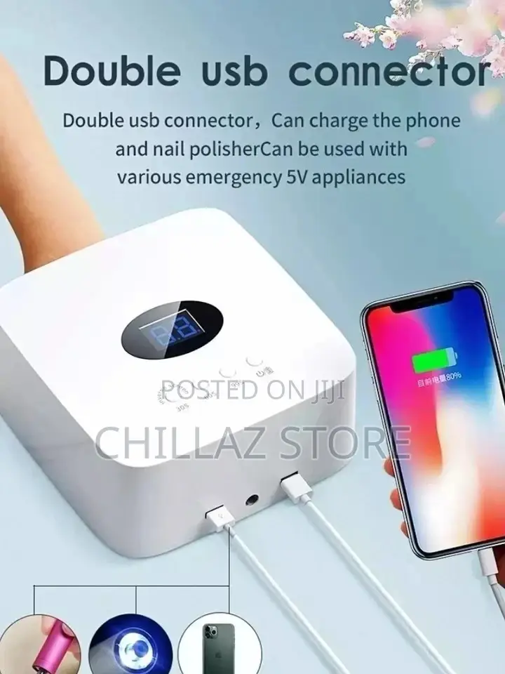 Rechargeable Cordless Uv Led Nail Lamp