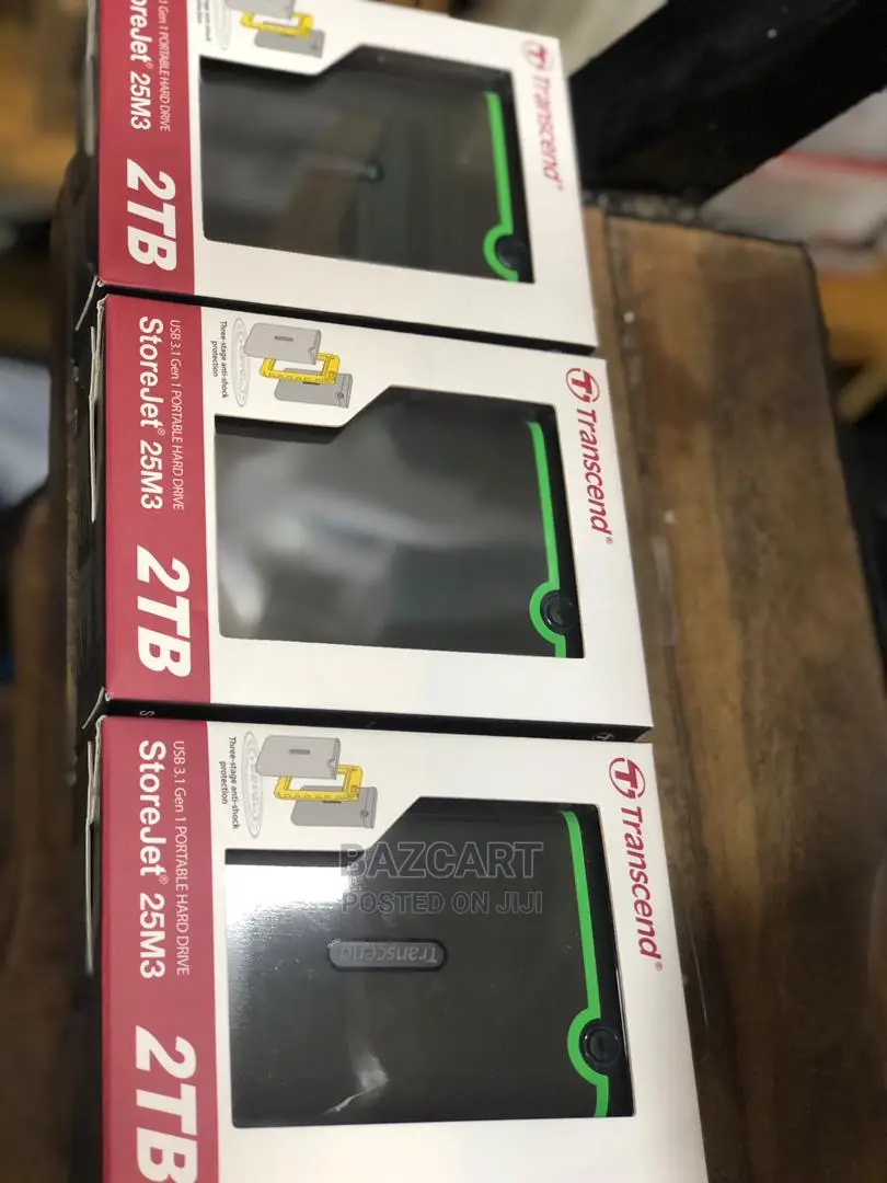2tb Transcend Portable Backup Harddrive