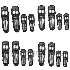Knee and Elbow Shin Guard Set(Pro-Biker)