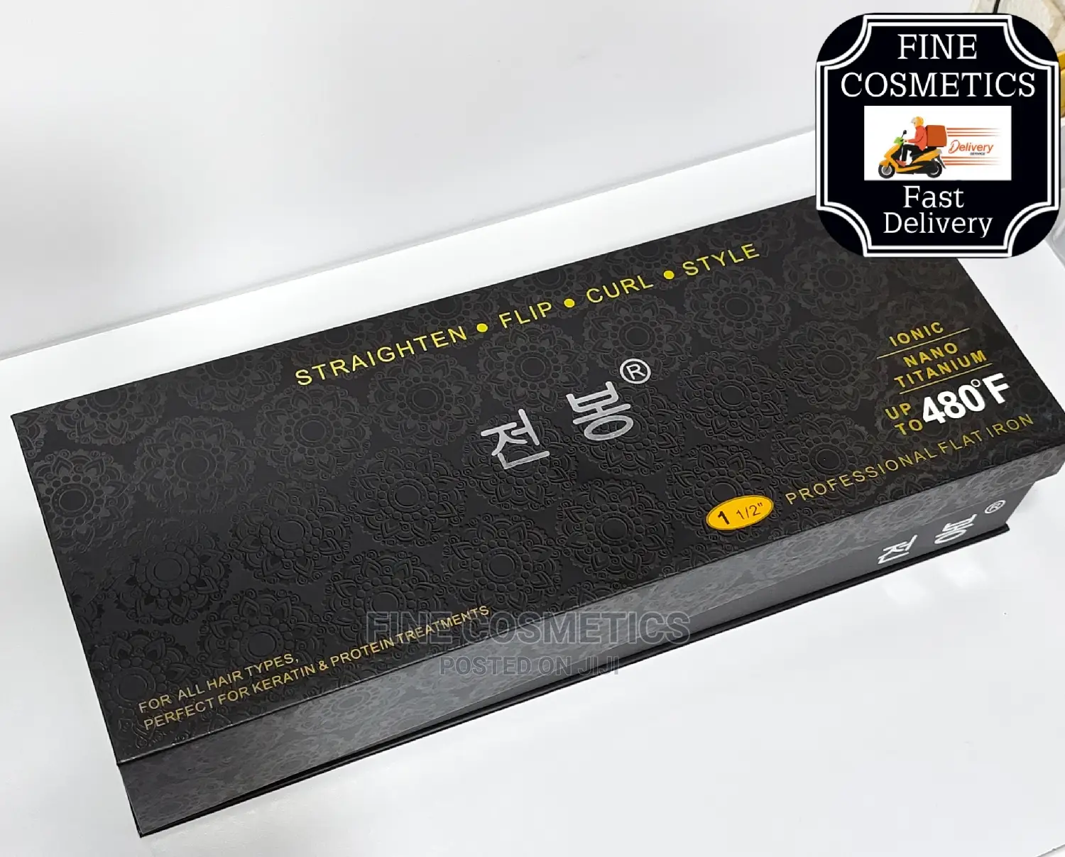 ORIGINAL Hair Styling Flat Iron Slim Titanium Quick Heat Up